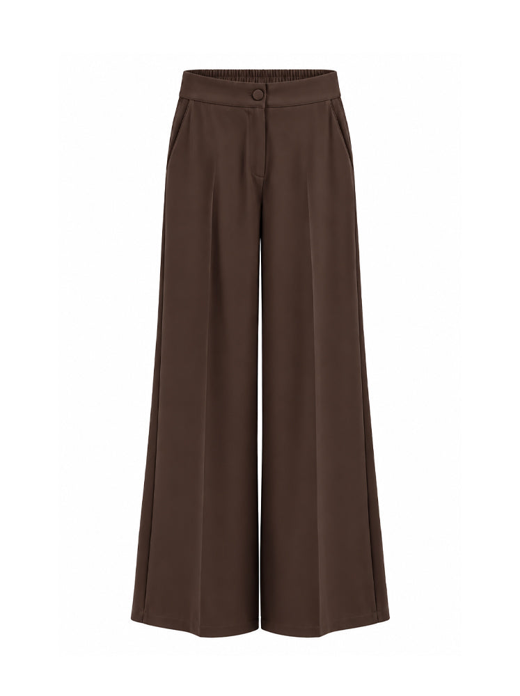 Pantaloni palazzo in cady