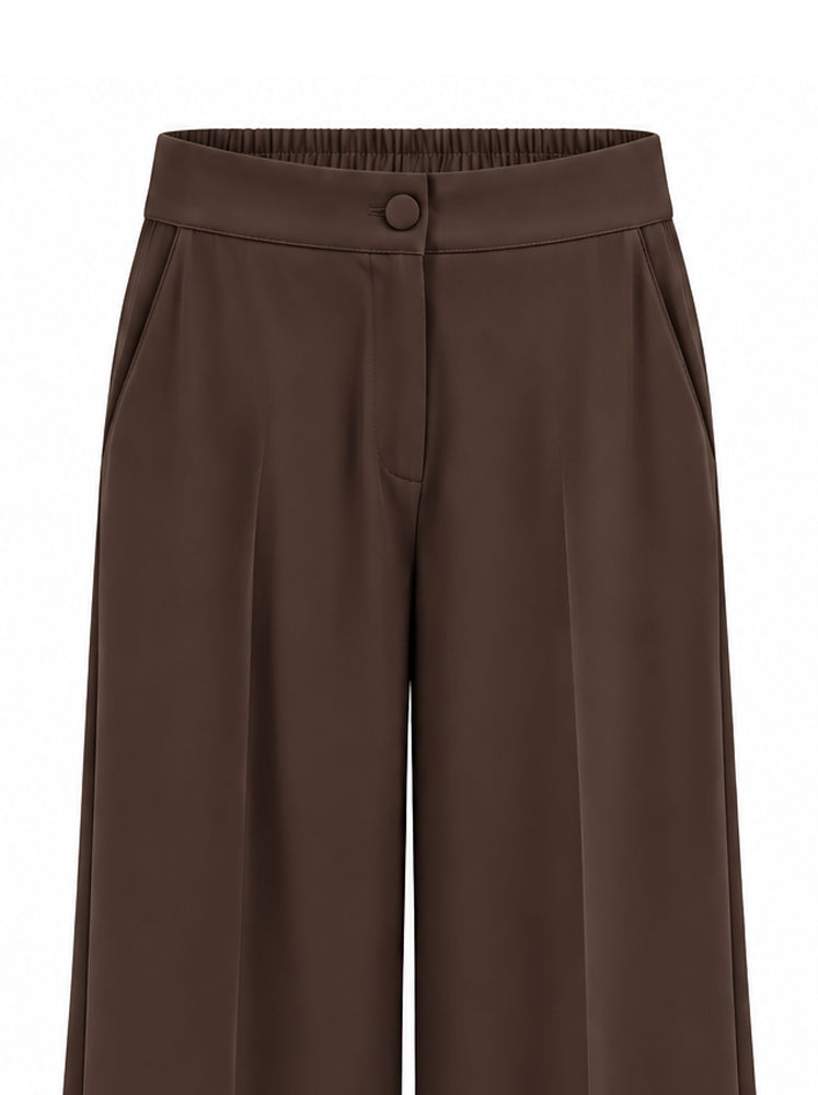 Pantaloni palazzo in cady