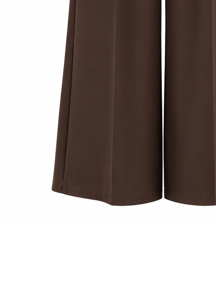 Pantaloni palazzo in cady
