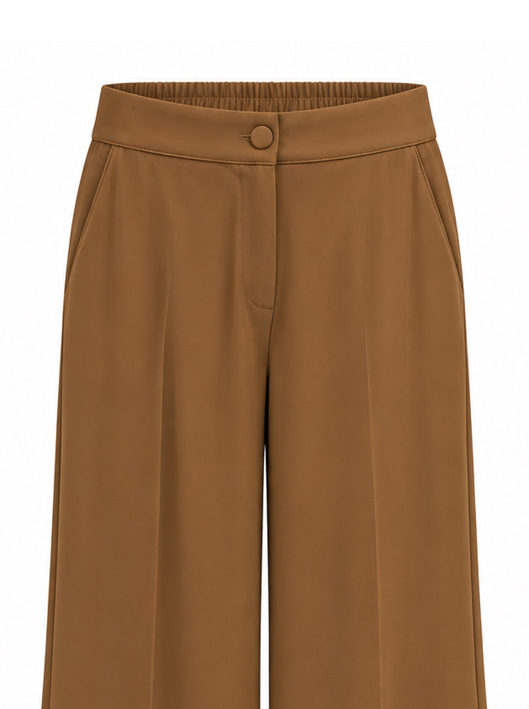 Pantaloni palazzo in cady