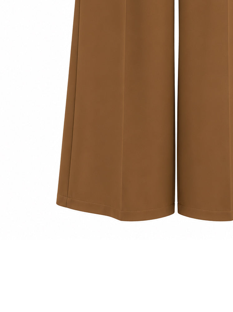 Pantaloni palazzo in cady