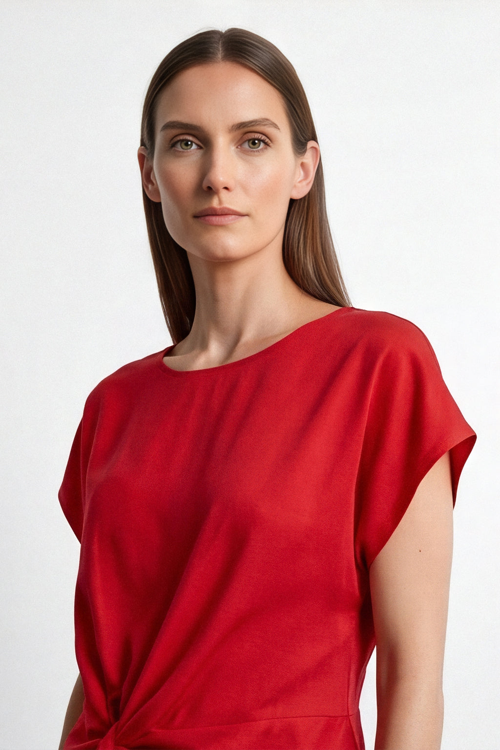 Blusa nodo frontale