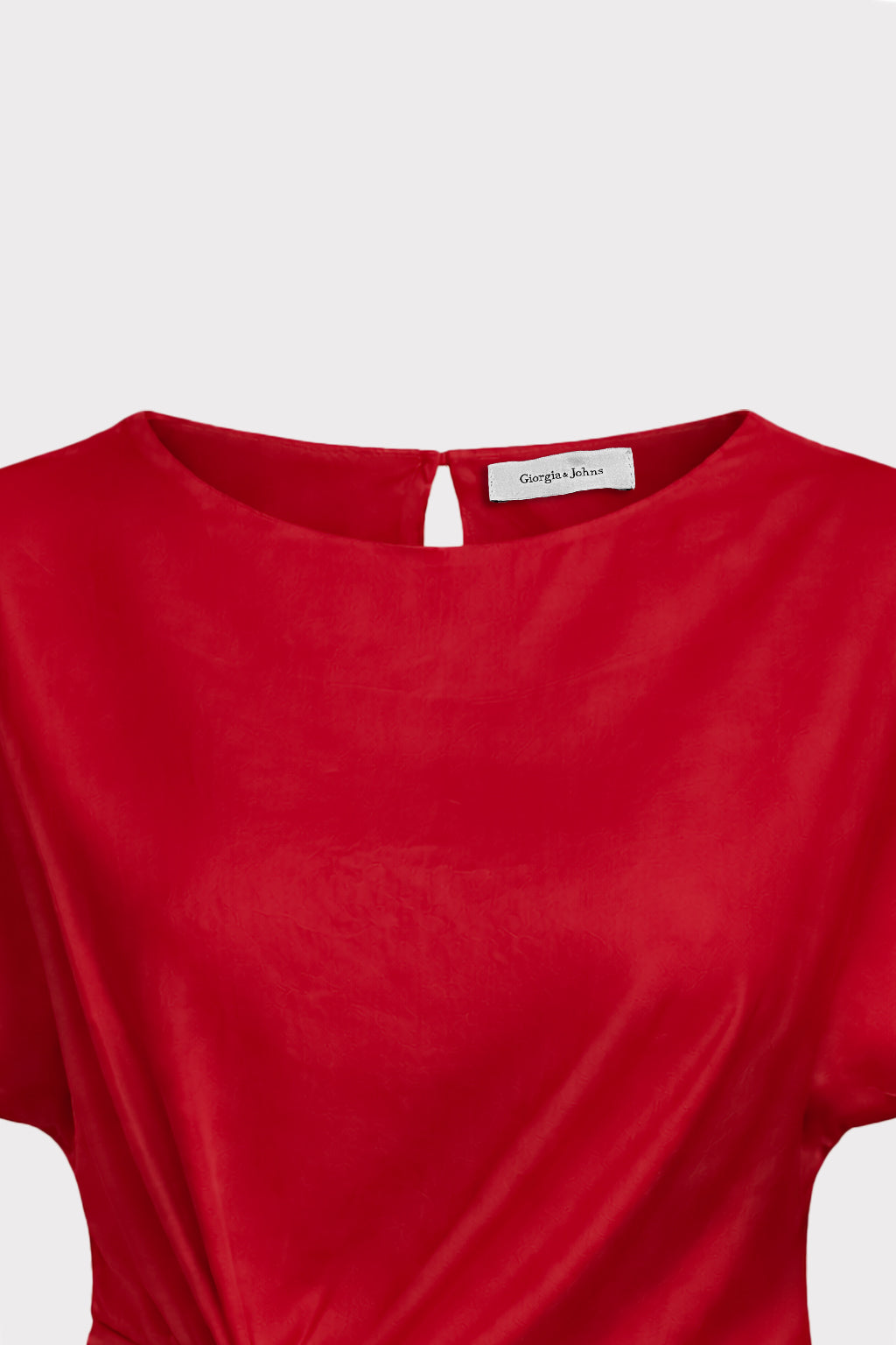 Blusa nodo frontale