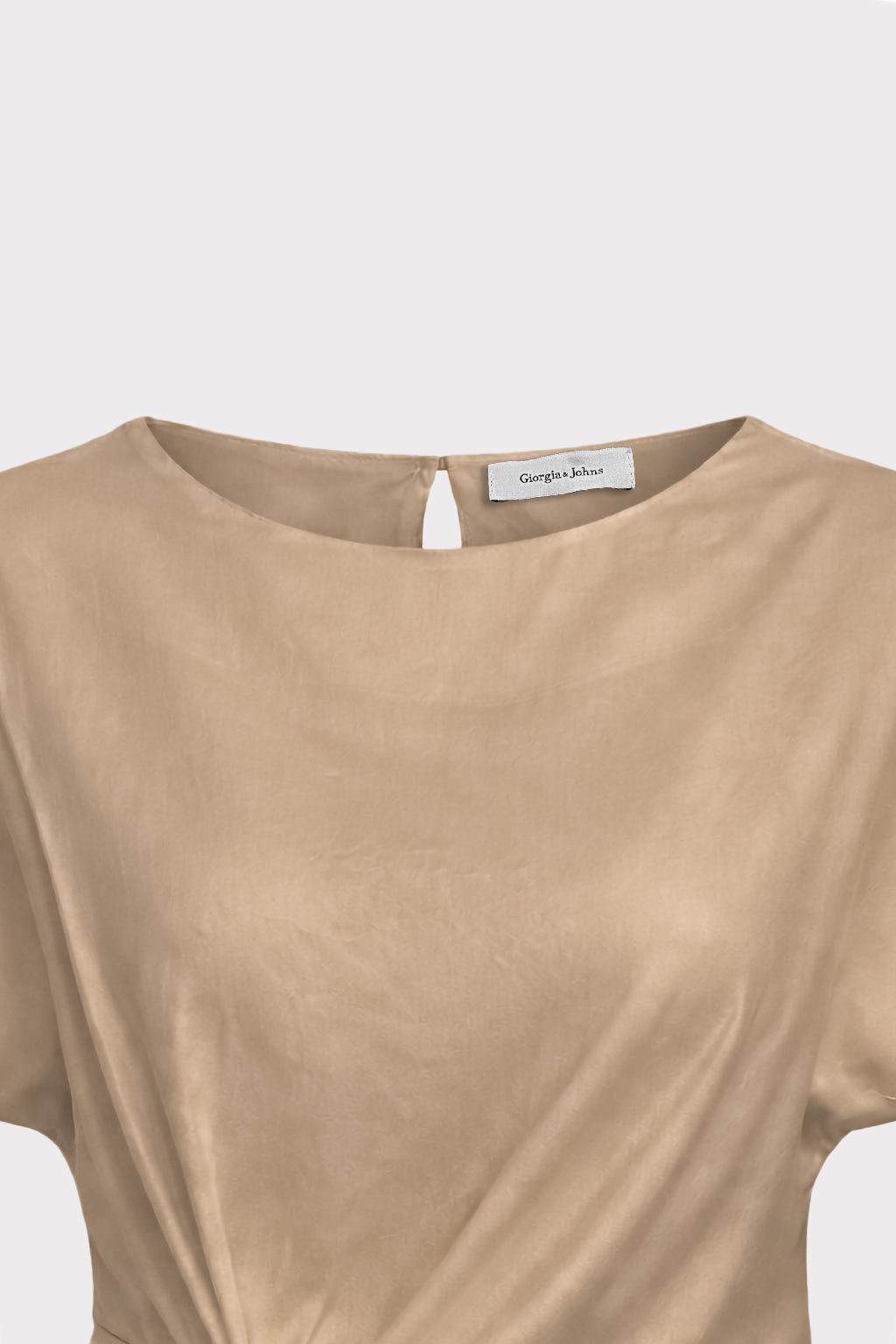 Blusa nodo frontale