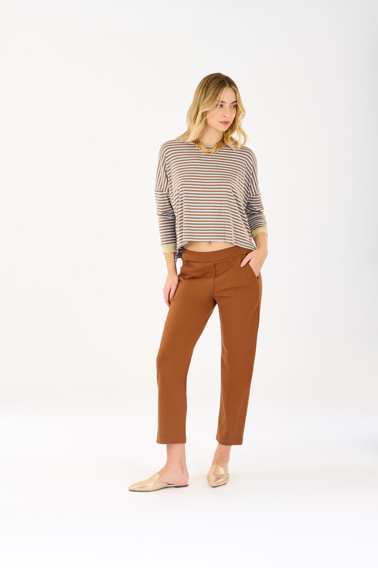Maglia riga inserto lurex