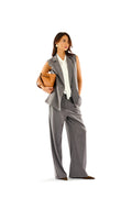 Gilet lungo con rever
