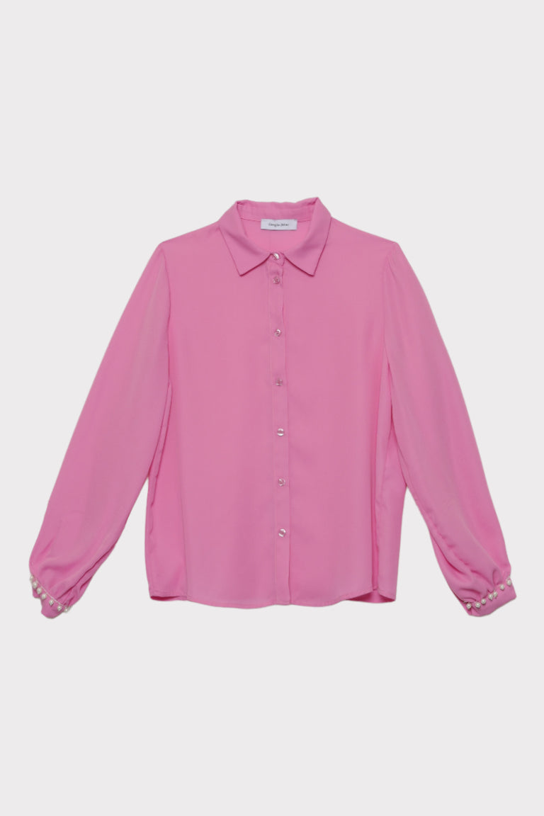 Camicia polso perle