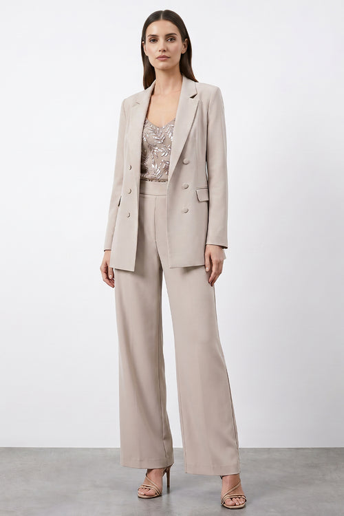 Blazer finta abbottonatura
