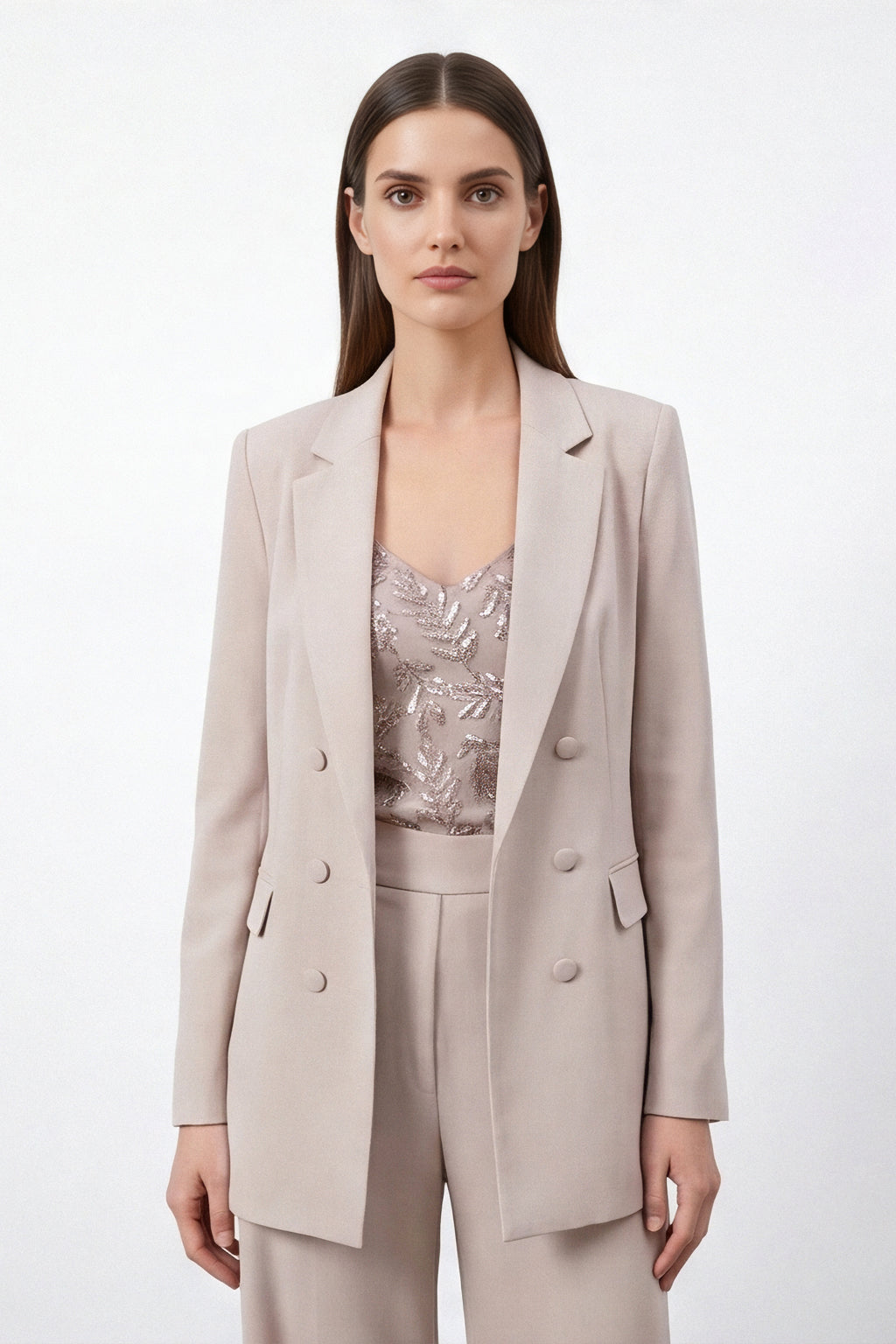 Blazer finta abbottonatura