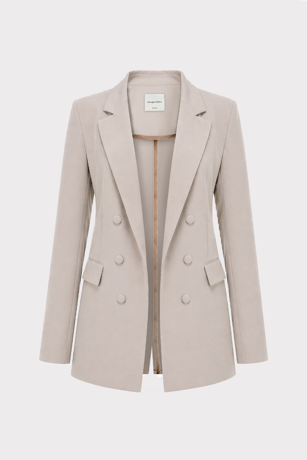Blazer finta abbottonatura
