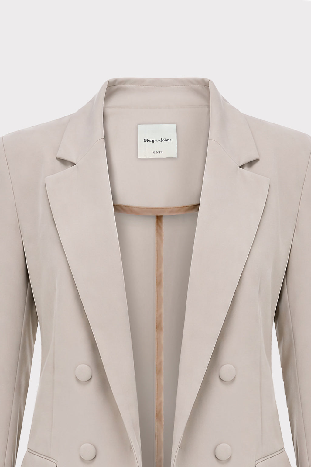 Blazer finta abbottonatura
