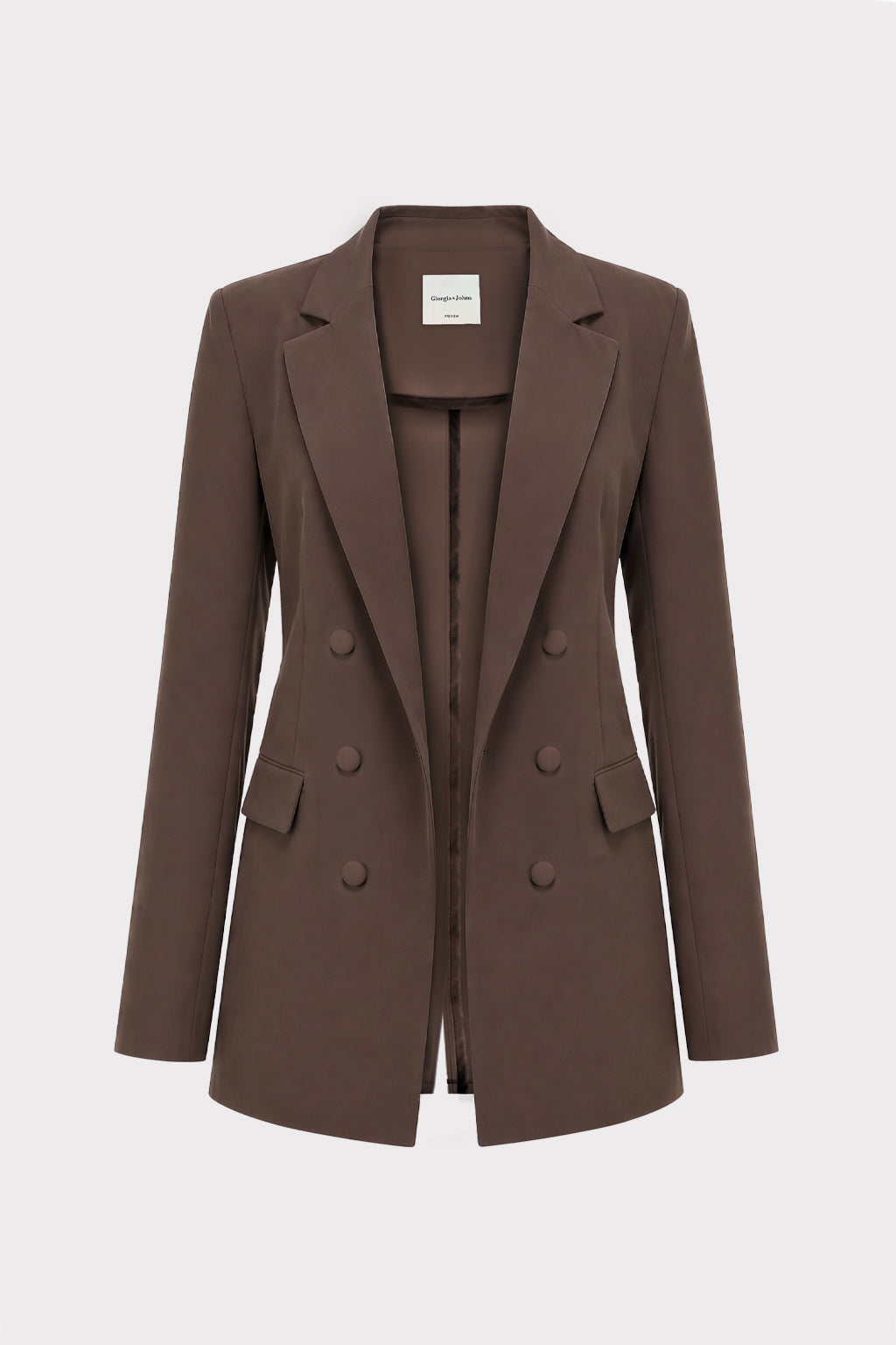 Blazer finta abbottonatura