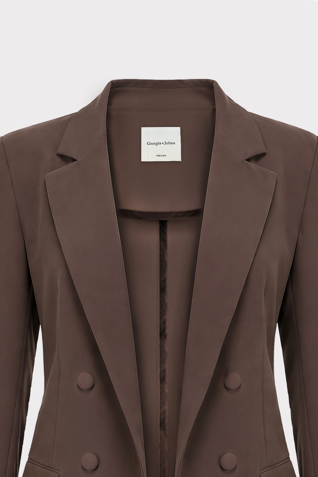 Blazer finta abbottonatura