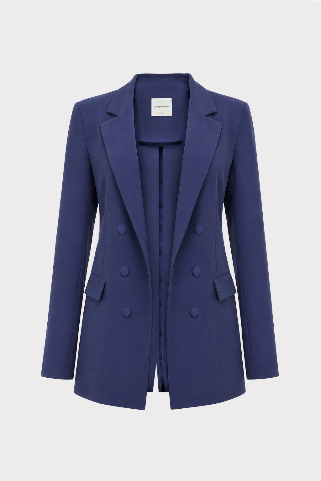 Blazer finta abbottonatura