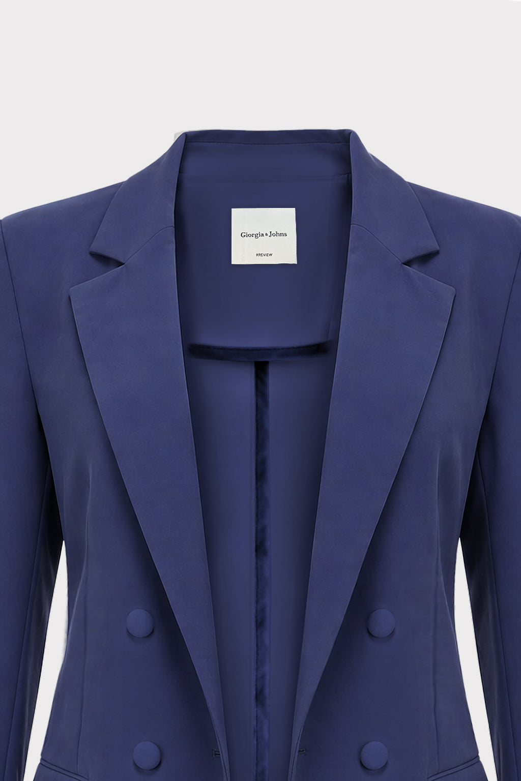 Blazer finta abbottonatura