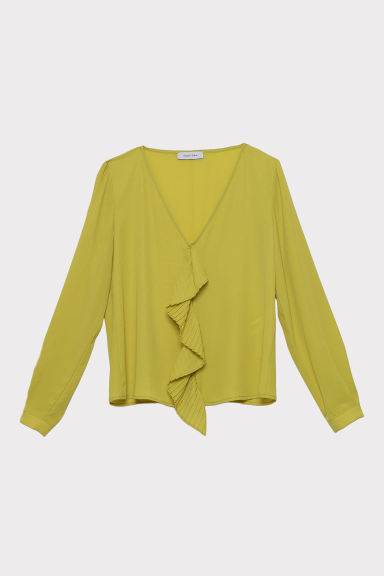 Blusa ruches plisse'