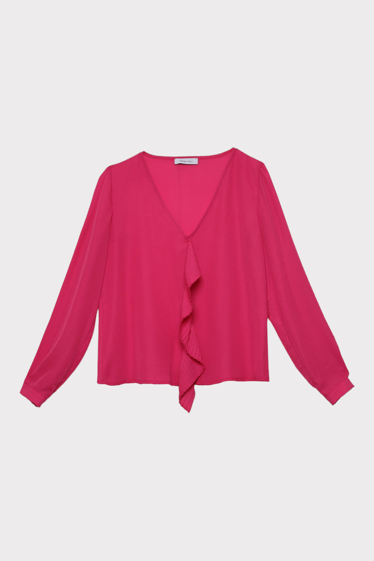 Blusa ruches plisse'