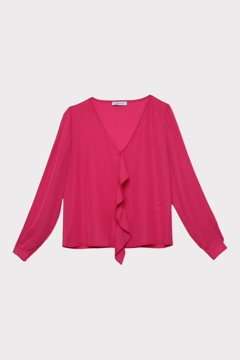 Blusa ruches plisse'