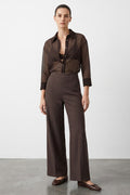 Pantalone gamba ampia