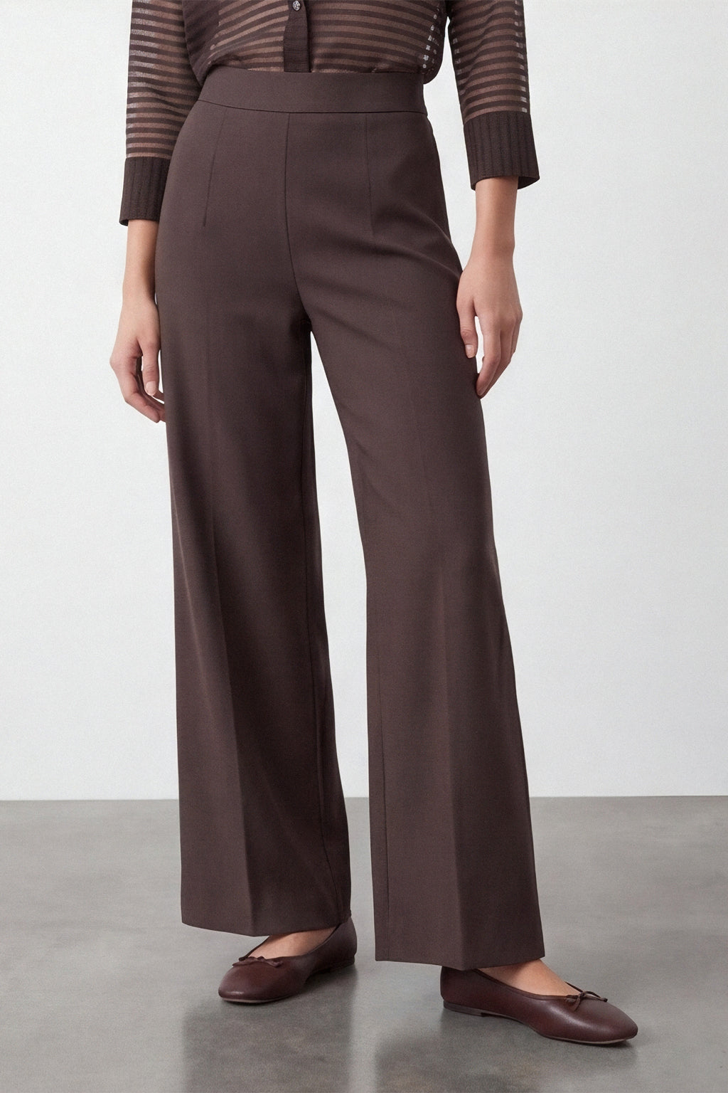 Pantalone gamba ampia