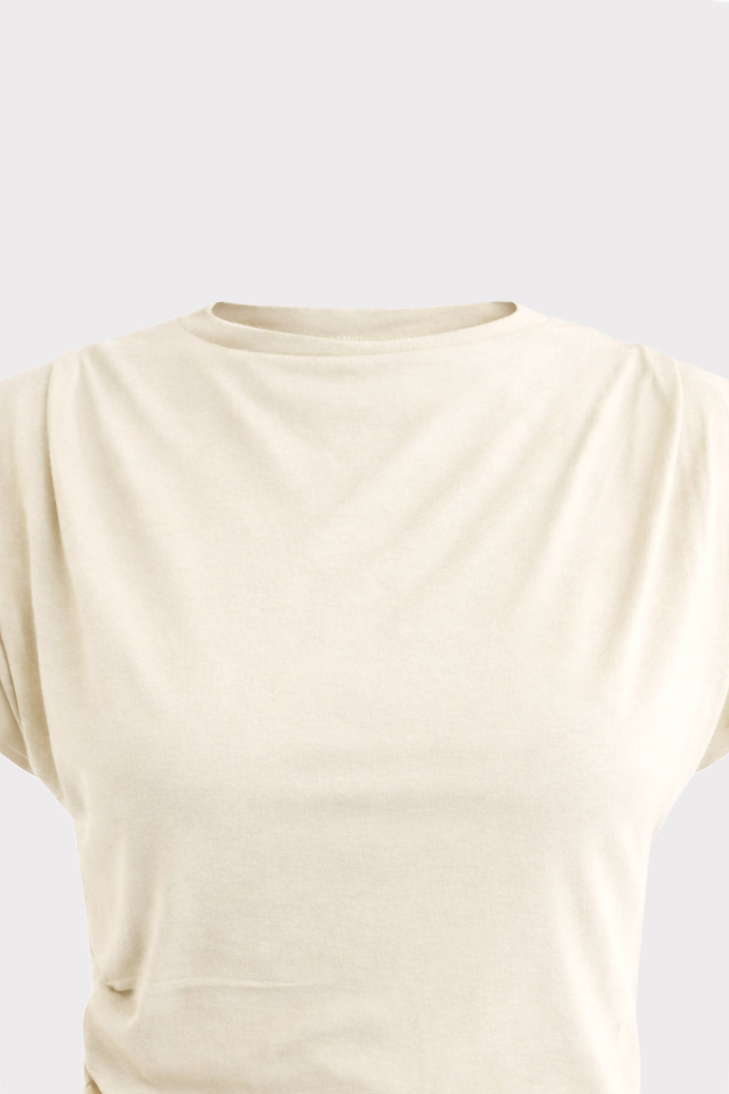 Top con drappeggio