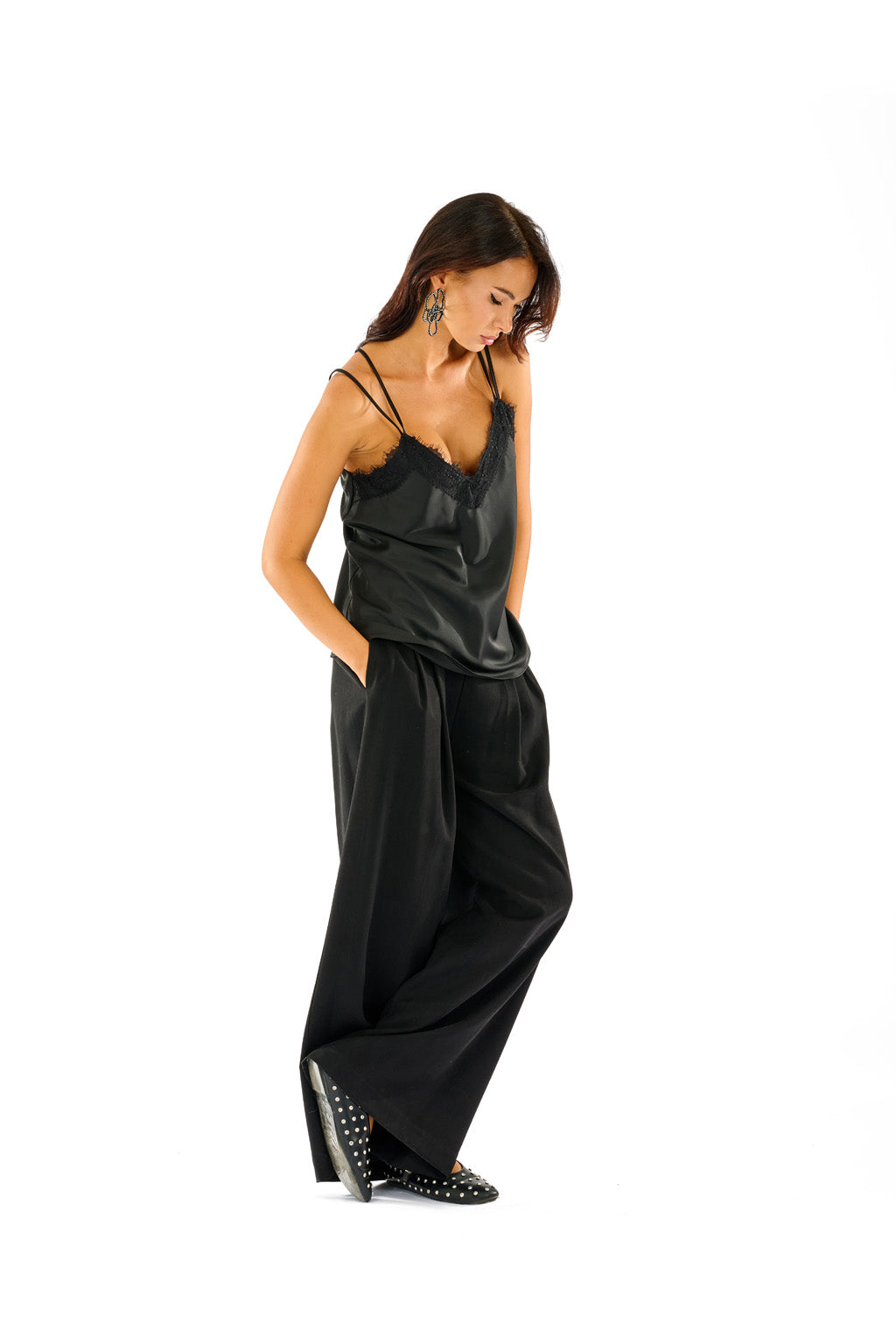 Top lingerie scollo in pizzo