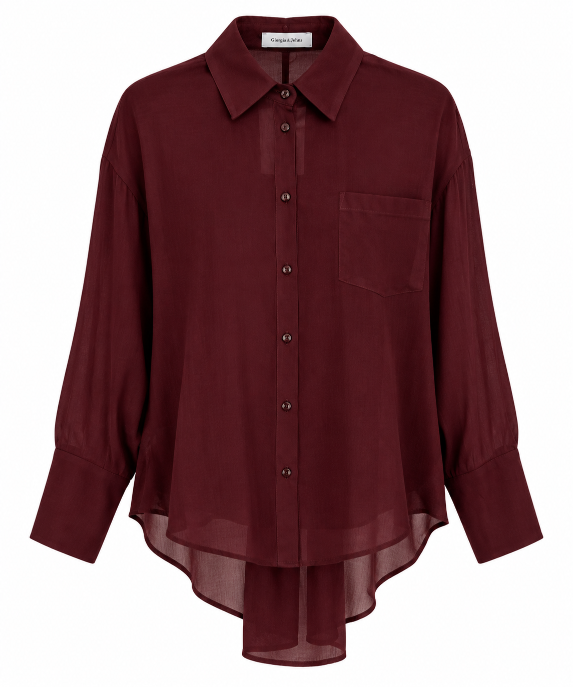 Camicia fluida con taschino