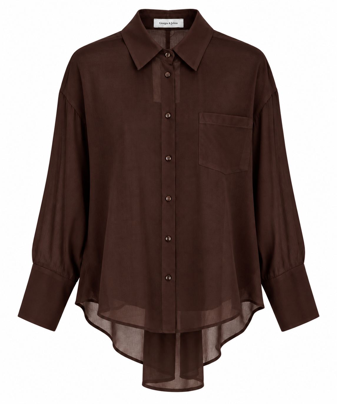 Camicia fluida con taschino
