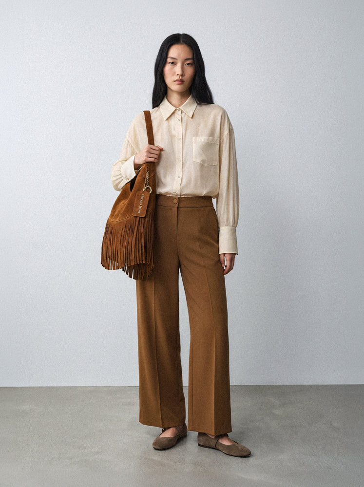 Camicia fluida con taschino
