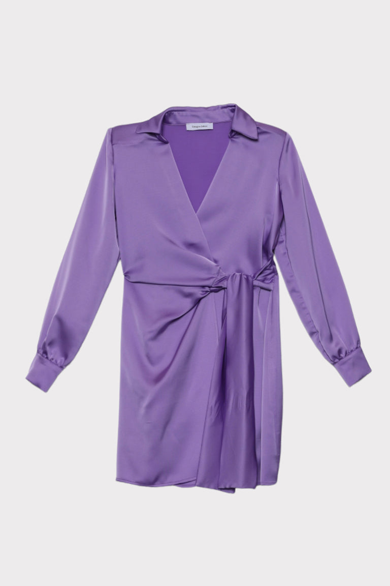 Abito satin portafoglio