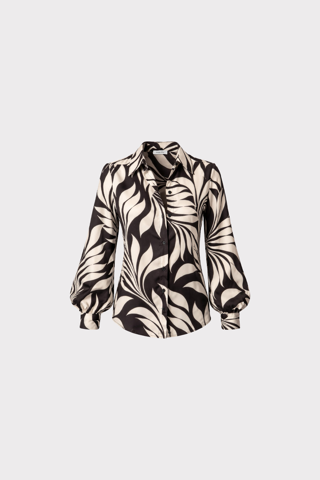 Camicia stampa foglia