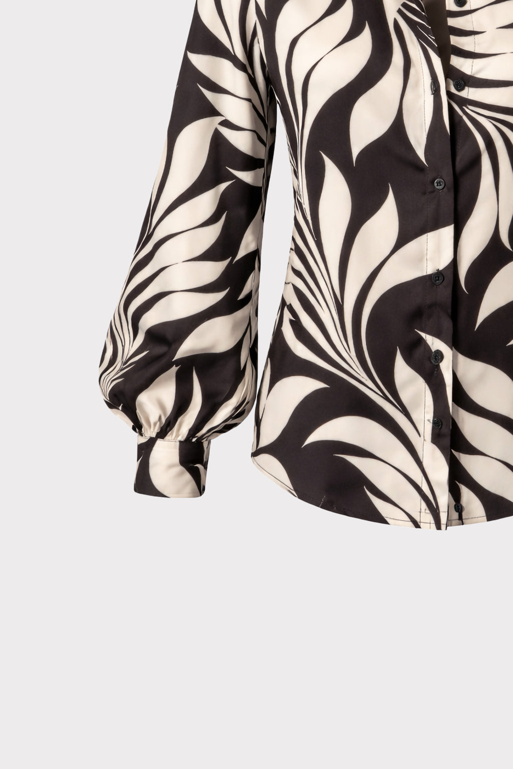 Camicia stampa foglia