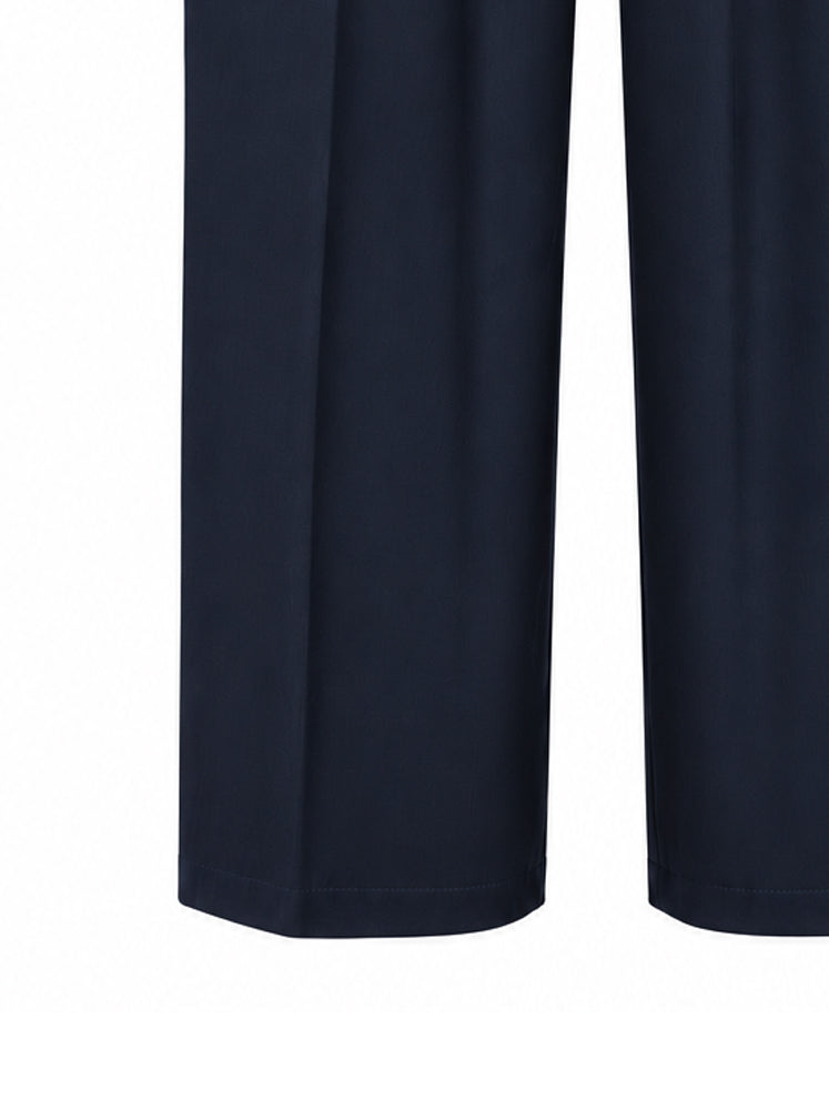 Pantaloni gamba larga con pinces