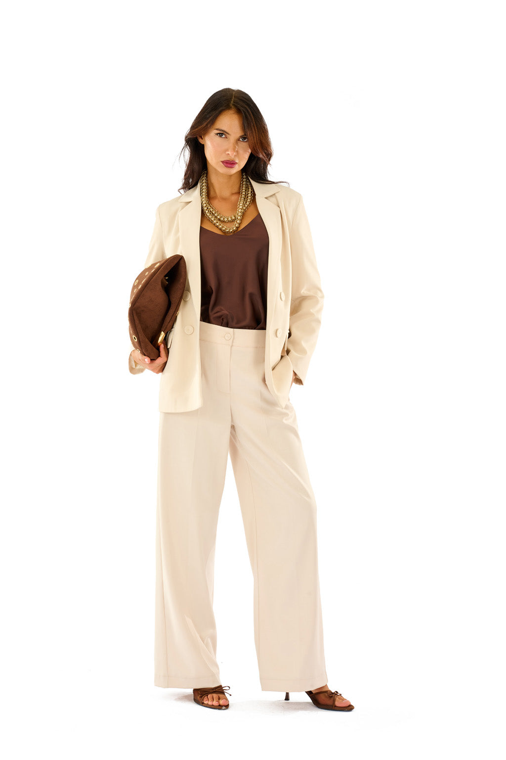 Pantalone retro elastico