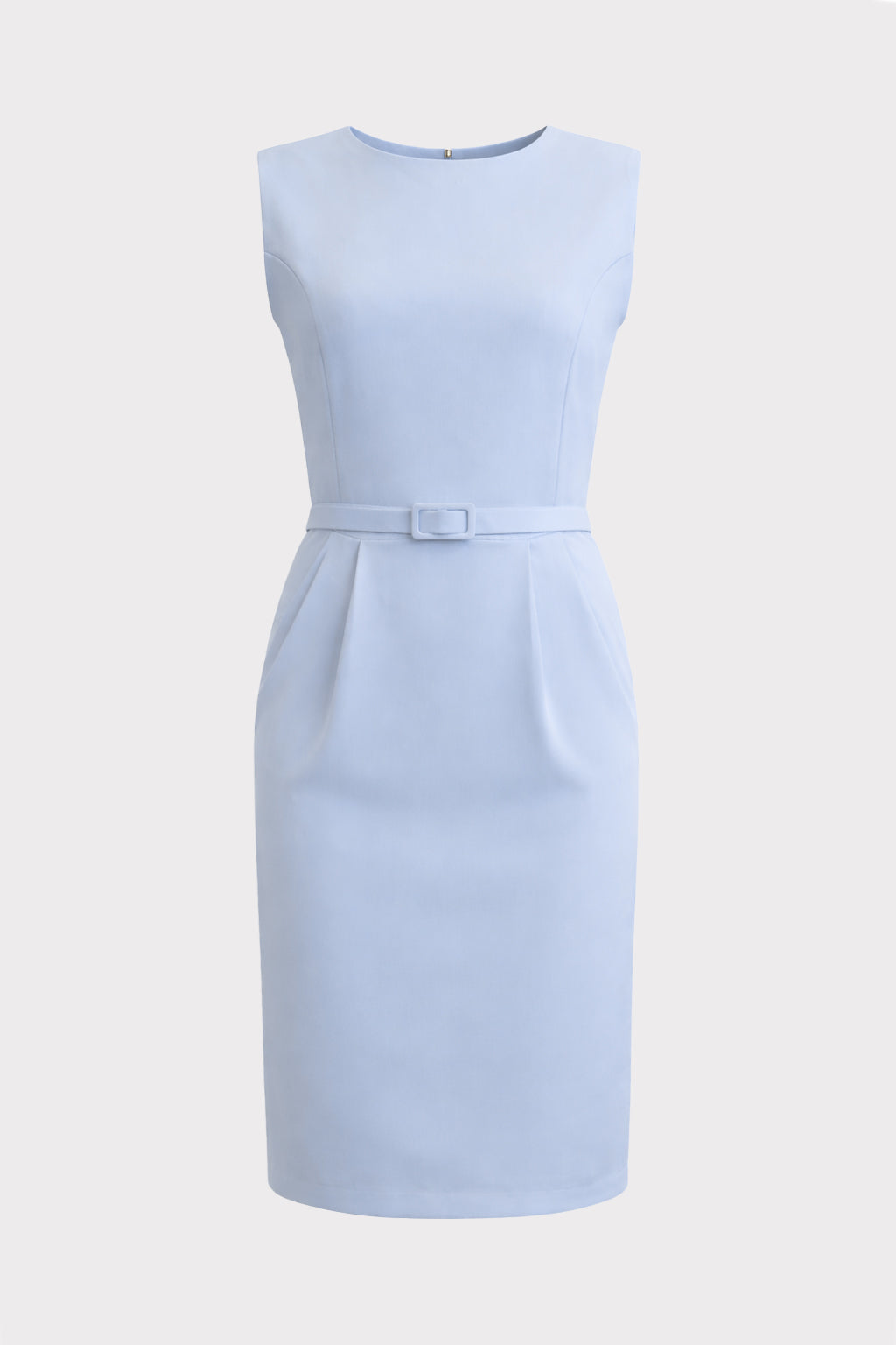 Abito midi con cintura