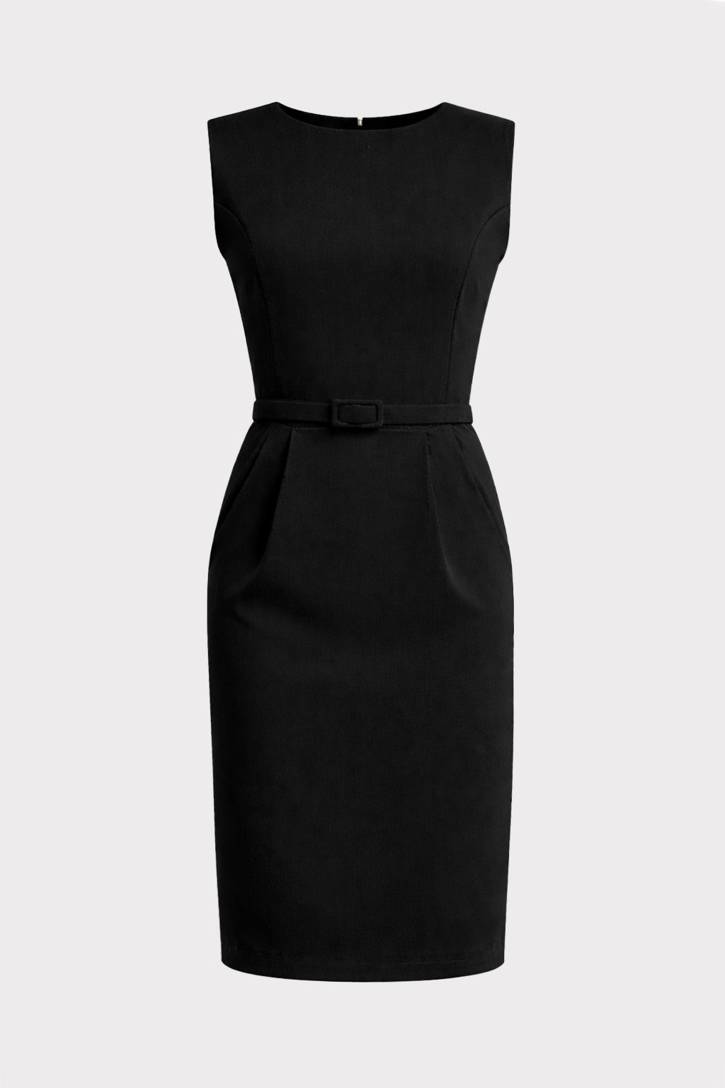 Abito midi con cintura