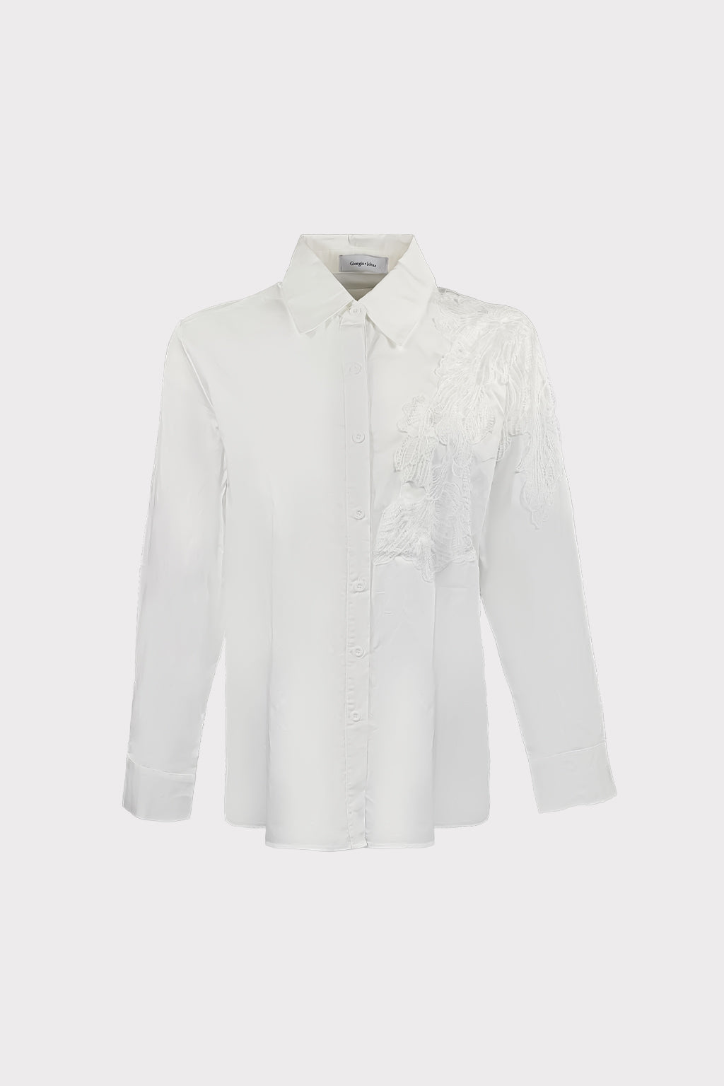 Camicia con applicazione spalle