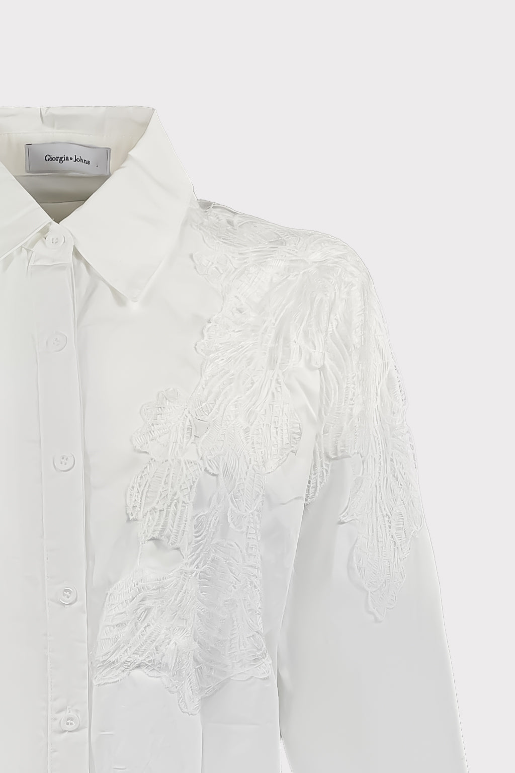 Camicia con applicazione spalle