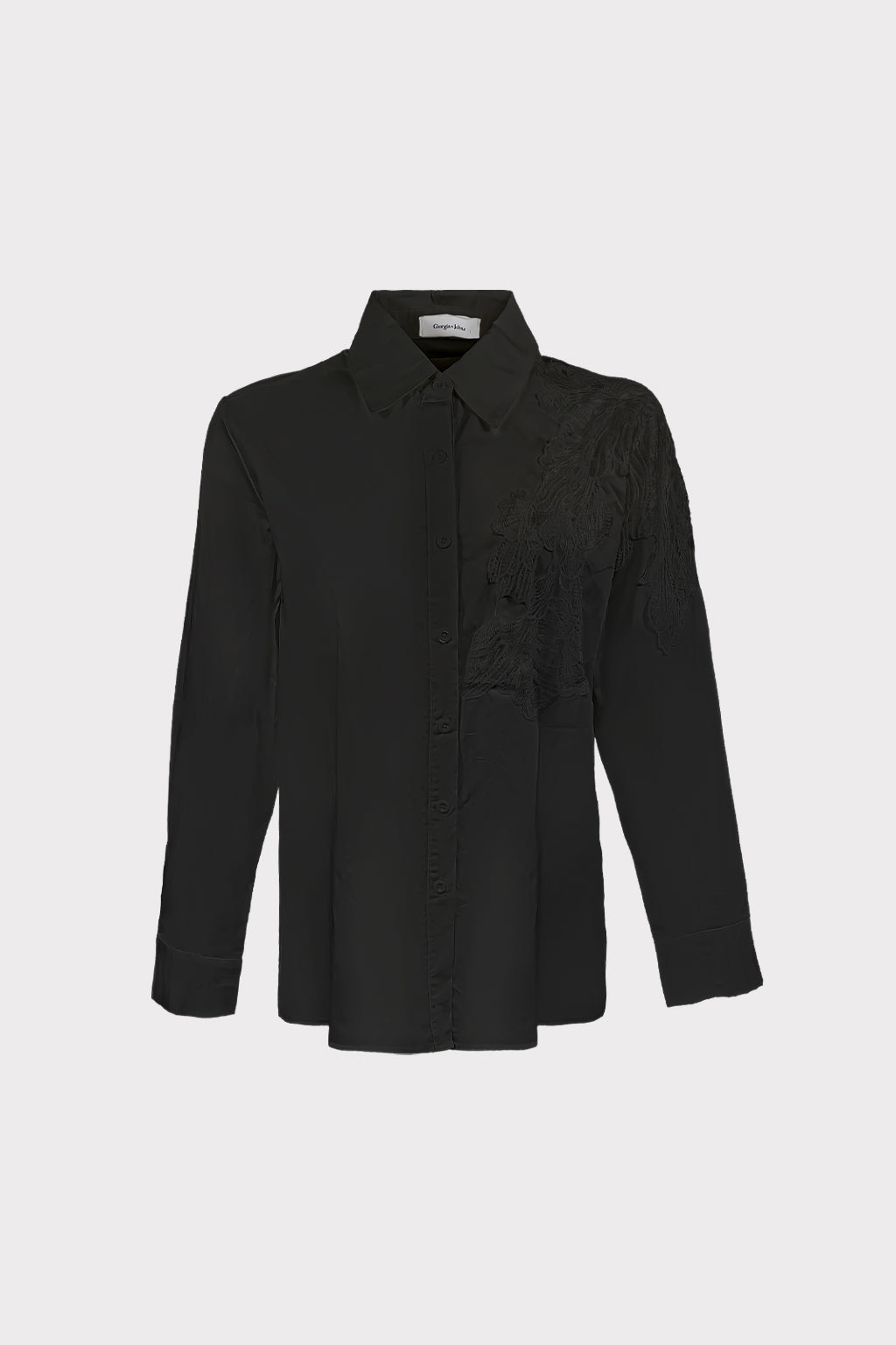 Camicia con applicazione spalle