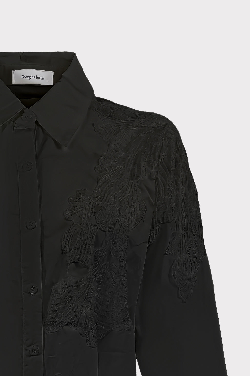 Camicia con applicazione spalle