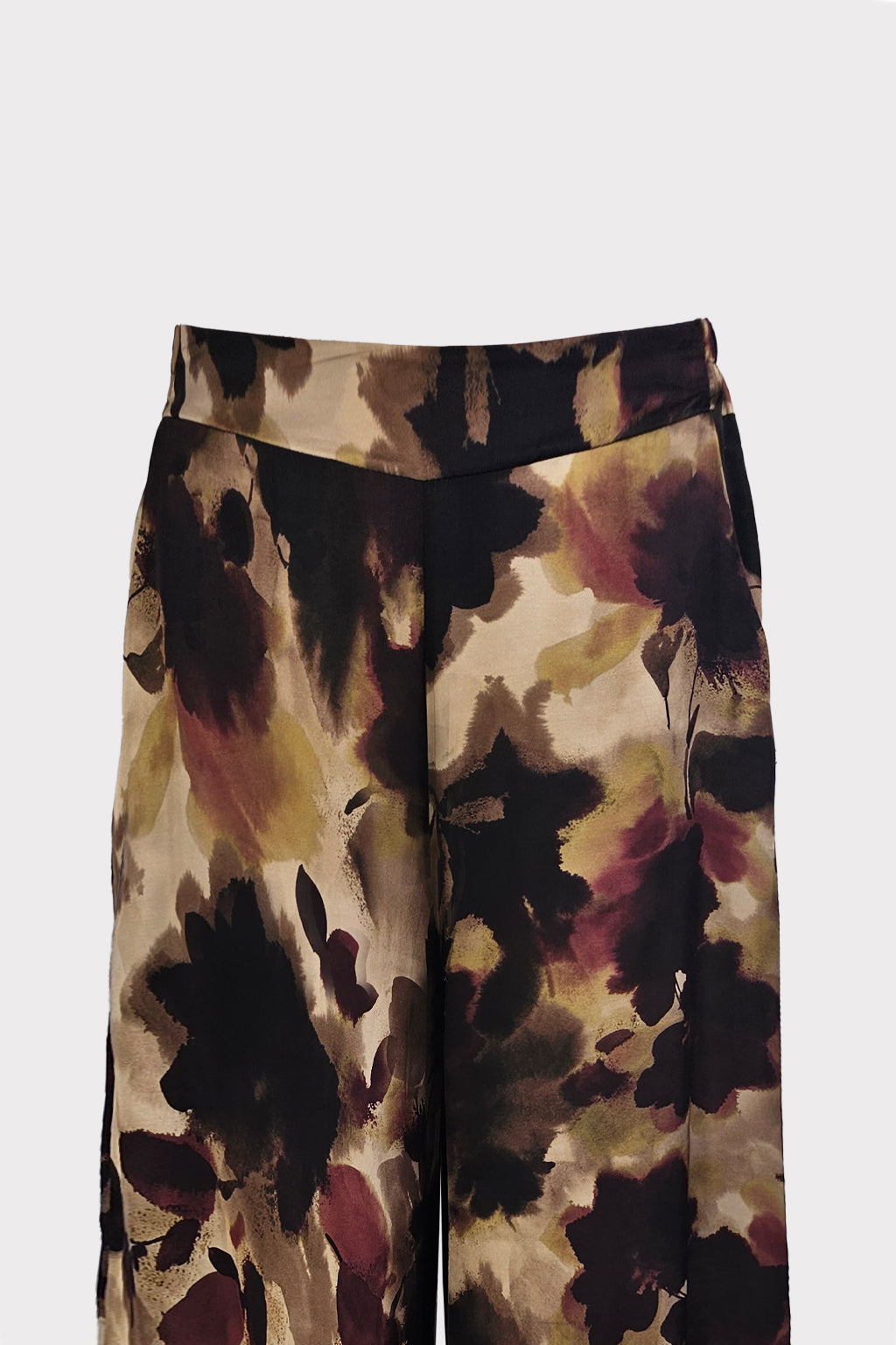 Pantalone satin stampato