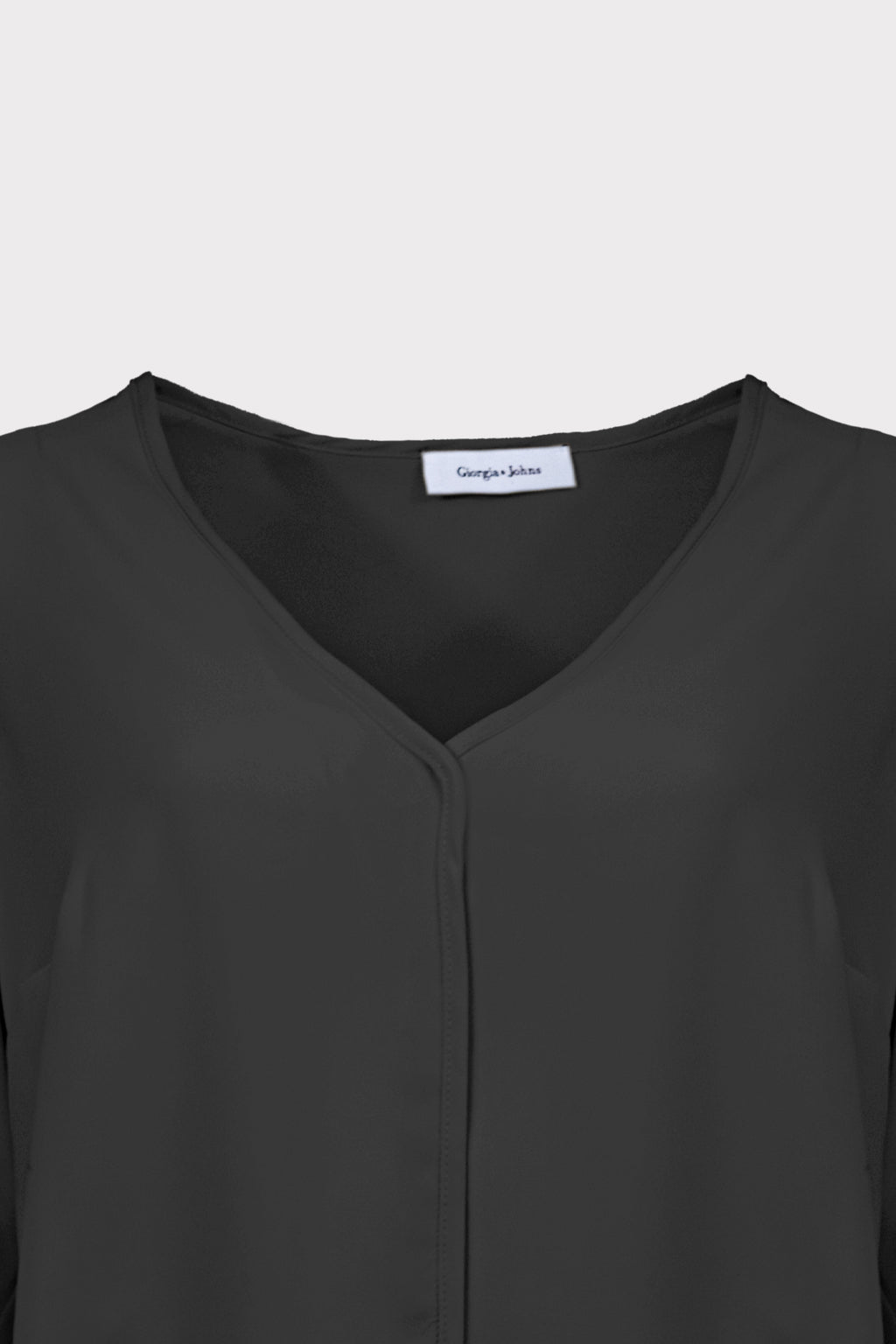 Blusa scollo V con rouches