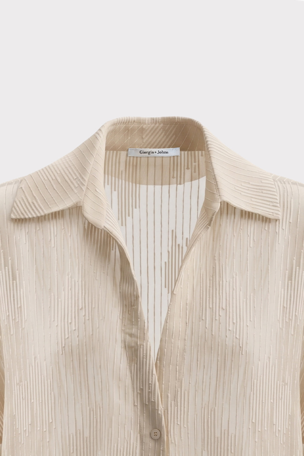Camicia tessuto 3D