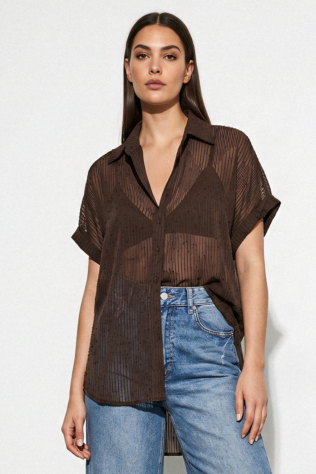Camicia tessuto 3D