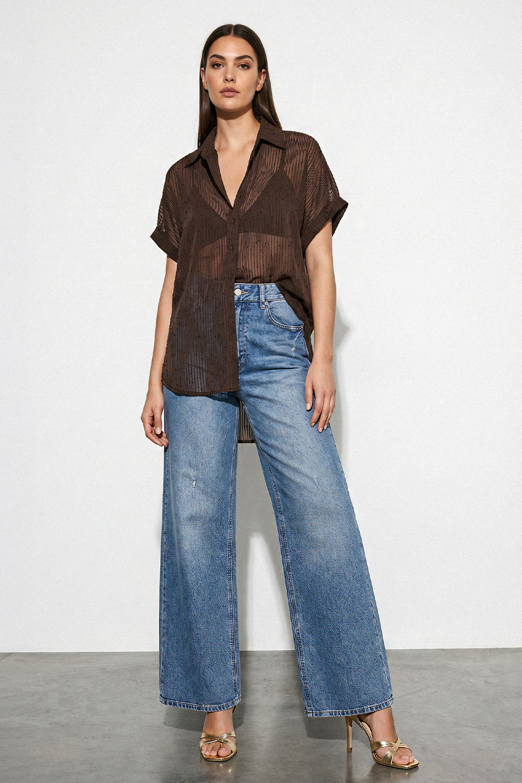 Camicia tessuto 3D