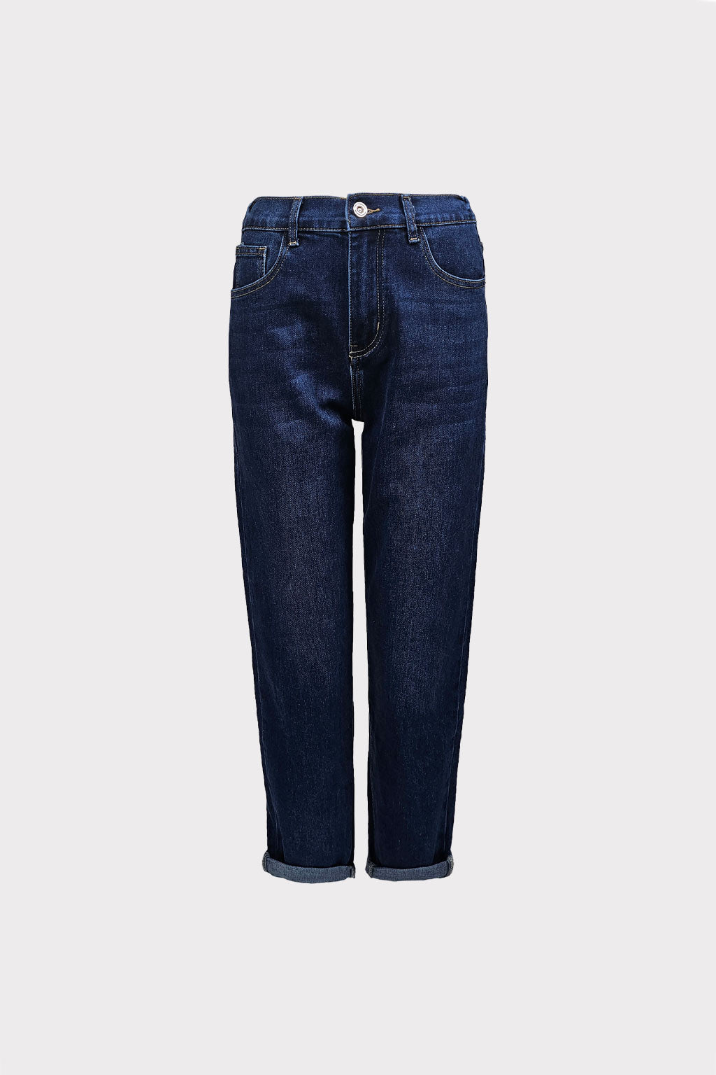 Jeans Mom Fit retro elastico