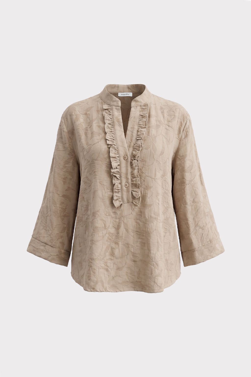 Blusa con rouches