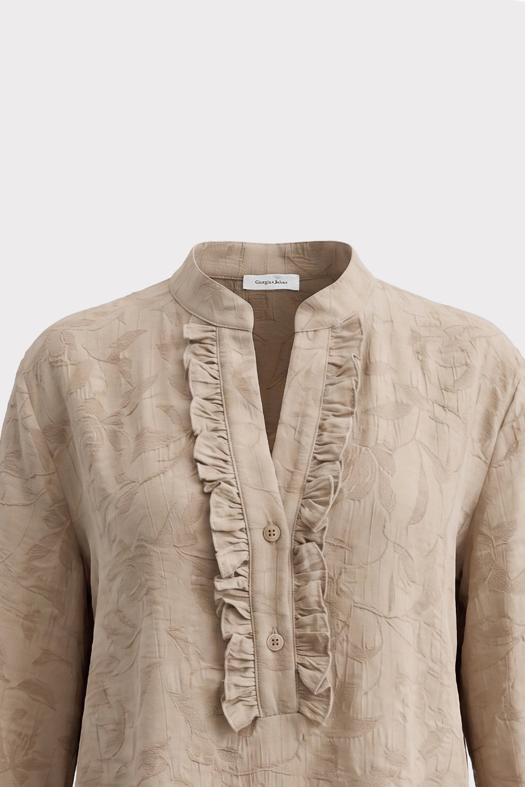 Blusa con rouches