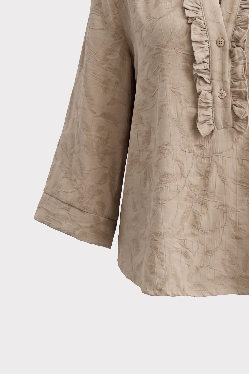 Blusa con rouches