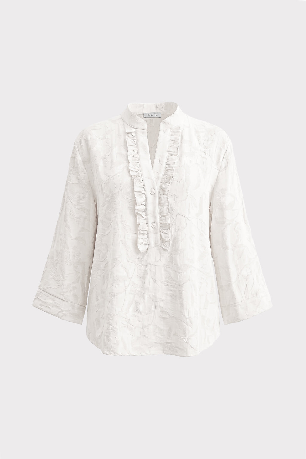 Blusa con rouches